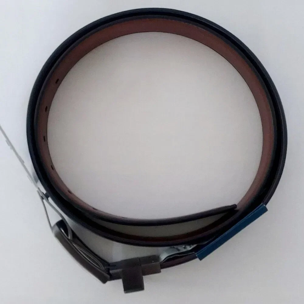Kenneth Cole REACTION Men's Reversible Stretch Belt Black/Brown Size XL